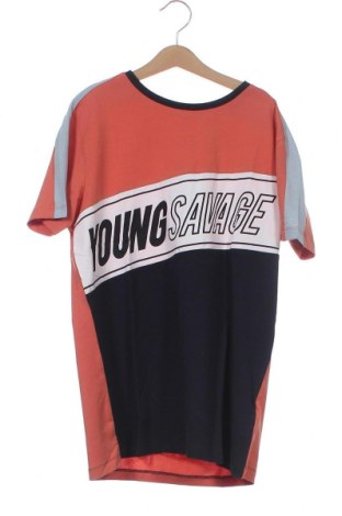 Детска тениска Name It, Размер 12-13y/ 158-164 см, Цвят Многоцветен, 96% памук, 4% еластан, Цена 12,48 лв.