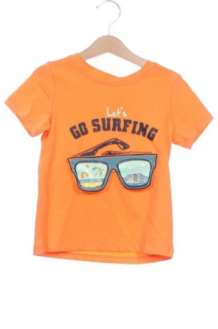 Детска тениска Name It, Размер 3-4y/ 104-110 см, Цвят Оранжев, 95% памук, 5% еластан, Цена 16,32 лв.