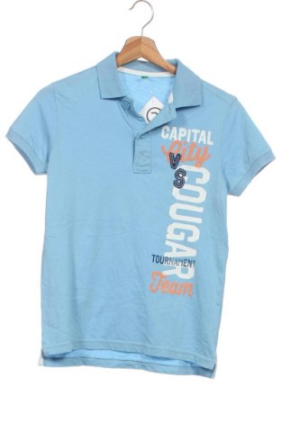 Dětské tričko  United Colors Of Benetton, Velikost 10-11y/ 146-152 cm, Barva Modrá, Bavlna, Cena  510,00 Kč