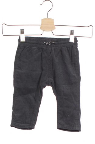 Pantaloni de catifea reiată, pentru copii H&M, Mărime 6-9m/ 68-74 cm, Culoare Gri, Bumbac, Preț 13,82 Lei