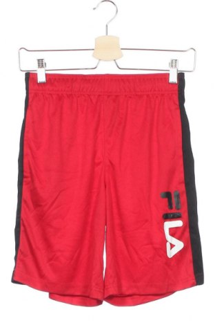 Pantaloni scurți pentru copii FILA, Mărime 10-11y/ 146-152 cm, Culoare Roșu, Poliester, Preț 92,84 Lei