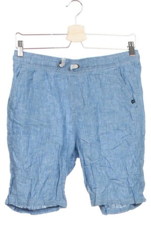 Детски къс панталон H&M, Размер 12-13y/ 158-164 см, Цвят Син, 55% лен, 45% памук, Цена 19,95 лв.