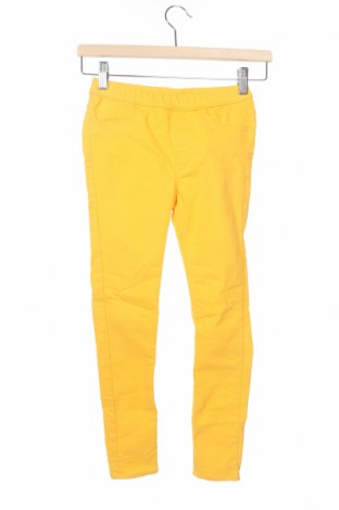 Detské nohavice  H&M, Veľkosť 8-9y/ 134-140 cm, Farba Žltá, 71% bavlna, 26% polyester, 3% elastan, Cena  13,61 €