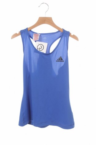 Μπλουζάκι αμάνικο παιδικό Adidas, Μέγεθος 11-12y/ 152-158 εκ., Χρώμα Μπλέ, Πολυεστέρας, Τιμή 15,59 €