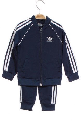 Детски спортен комплект Adidas Originals, Размер 18-24m/ 86-98 см, Цвят Син, Полиестер, Цена 34,00 лв.