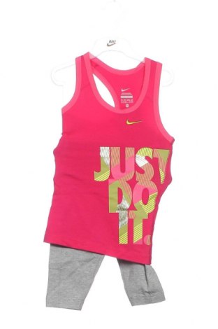 Детски спортен комплект Nike, Размер 2-3y/ 98-104 см, Цвят Розов, 95% памук, 5% еластан, Цена 48,95 лв.
