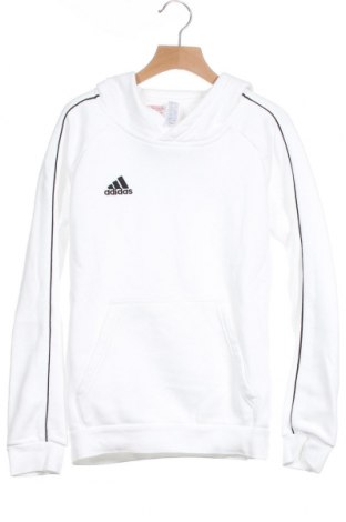 Детски суичър Adidas, Размер 11-12y/ 152-158 см, Цвят Бял, 70% памук, 30% полиестер, Цена 36,00 лв.