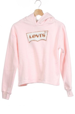 Gyerek sweatshirt Levi's, Méret 12-13y / 158-164 cm, Szín Rózsaszín, 60% pamut, 40% poliészter, Ár 16 765 Ft