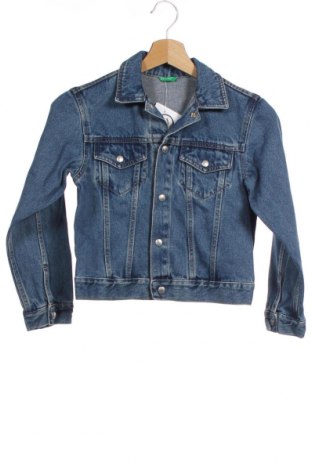 Detská džínsová bunda  United Colors Of Benetton, Veľkosť 7-8y/ 128-134 cm, Farba Modrá, 100% bavlna, Cena  20,41 €