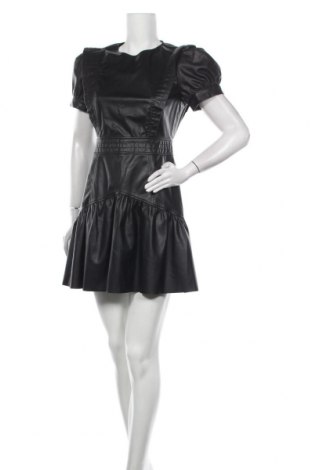 Rochie de piele Zara, Mărime M, Culoare Negru, Piele ecologică, Preț 157,89 Lei