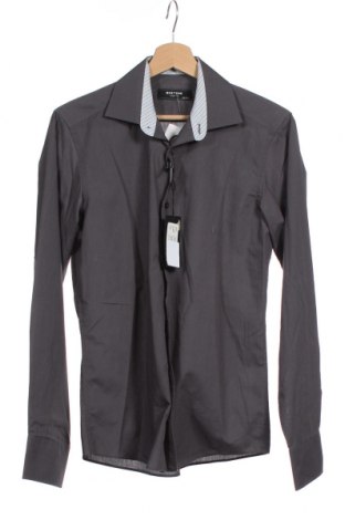 Мъжка риза Bertoni, Размер XS, Цвят Сив, 65% полиестер, 35% памук, Цена 129,00 лв.