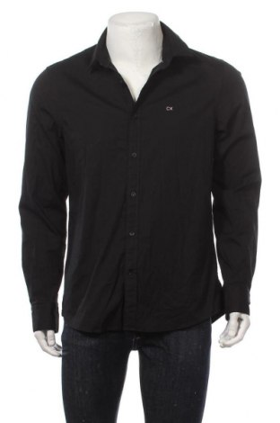 Pánská košile  Calvin Klein, Velikost L, Barva Černá, 96% bavlna, 4% elastan, Cena  1 780,00 Kč