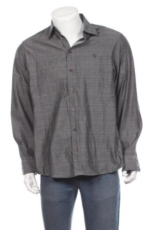 Мъжка риза Georg Stiels, Размер L, Цвят Сив, Памук, Цена 16,38 лв.