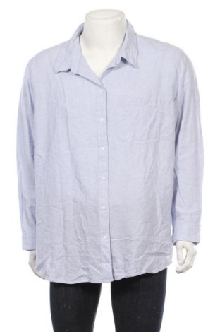 Ανδρικό πουκάμισο H&M, Μέγεθος XL, Χρώμα Μπλέ, 52% λινό, 48% βαμβάκι, Τιμή 16,89 €