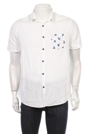 Ανδρικό πουκάμισο Koton, Μέγεθος L, Χρώμα Λευκό, Βαμβάκι, Τιμή 15,59 €