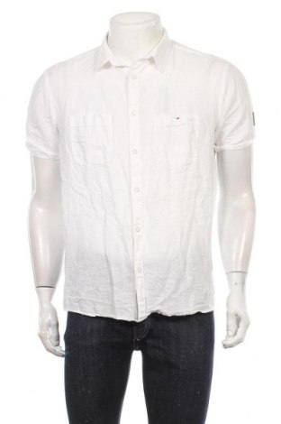 Ανδρικό πουκάμισο Mistral, Μέγεθος L, Χρώμα Λευκό, 65% λινό, 35% βαμβάκι, Τιμή 15,59 €