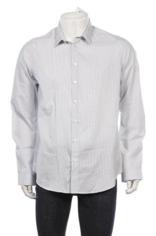 Herrenhemd Piazza Italia, Größe XL, Farbe Grau, 65% Polyester, 35% Baumwolle, Preis 18,09 €