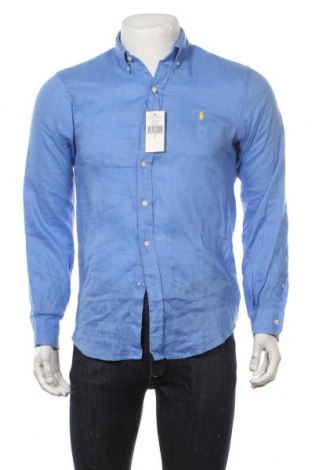 Ανδρικό πουκάμισο Ralph Lauren, Μέγεθος S, Χρώμα Μπλέ, Λινό, Τιμή 104,28 €