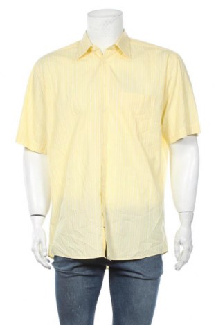 Мъжка риза Seidensticker, Размер L, Цвят Жълт, Памук, Цена 23,94 лв.