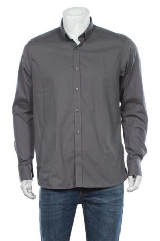 Мъжка риза Selected Homme, Размер XL, Цвят Сив, 55% памук, 45% полиестер, Цена 35,10 лв.