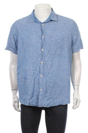 Męska koszula Watson's, Rozmiar XL, Kolor Niebieski, 55% len, 45% bawełna, Cena 76,77 zł
