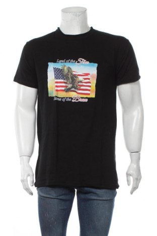 Herren T-Shirt, Größe L, Farbe Schwarz, Baumwolle, Preis 7,66 €