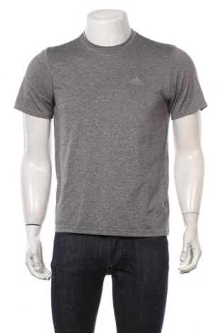 Ανδρικό t-shirt Adidas, Μέγεθος S, Χρώμα Γκρί, Πολυεστέρας, Τιμή 17,28 €
