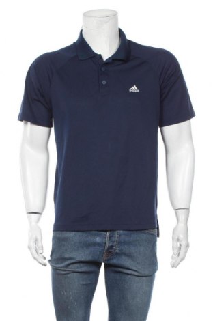 Мъжка тениска Adidas, Размер L, Цвят Син, Цена 29,40 лв.