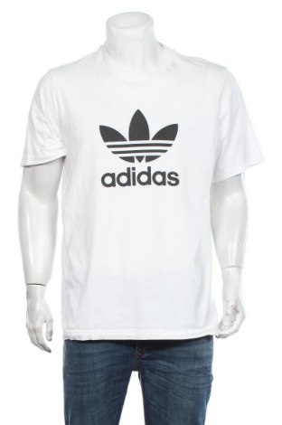 Męski T-shirt Adidas Originals, Rozmiar XL, Kolor Biały, Bawełna, Cena 124,74 zł