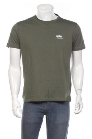 Ανδρικό t-shirt Alpha Industries, Μέγεθος M, Χρώμα Πράσινο, Βαμβάκι, Τιμή 25,97 €