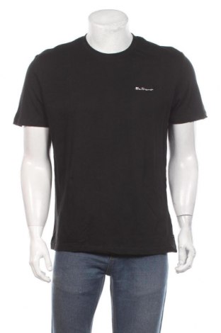 Мъжка тениска Ben Sherman, Размер L, Цвят Черен, Памук, Цена 41,60 лв.