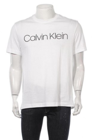 Pánske tričko  Calvin Klein, Veľkosť XL, Farba Biela, Bavlna, Cena  27,09 €