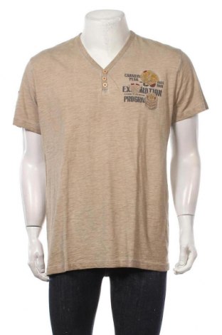 Ανδρικό t-shirt Canadian Peak, Μέγεθος XXL, Χρώμα  Μπέζ, Τιμή 22,08 €
