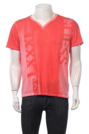Мъжка тениска Guess, Размер L, Цвят Розов, Памук, Цена 35,70 лв.