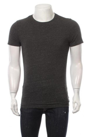 Мъжка тениска H&M, Размер S, Цвят Сив, 47% полиестер, 36% памук, 13% вискоза, 4% еластан, Цена 22,05 лв.