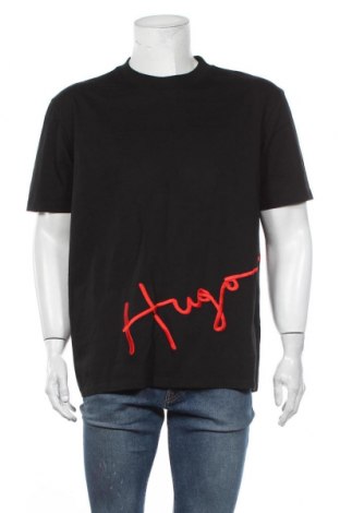 Мъжка тениска Hugo Boss, Размер XL, Цвят Черен, Памук, Цена 111,30 лв.