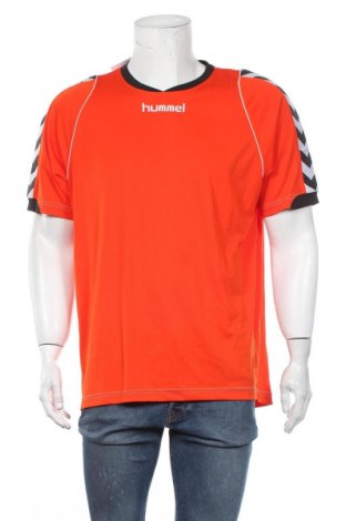 Herren T-Shirt Hummel, Größe XL, Farbe Orange, Polyester, Preis 18,09 €