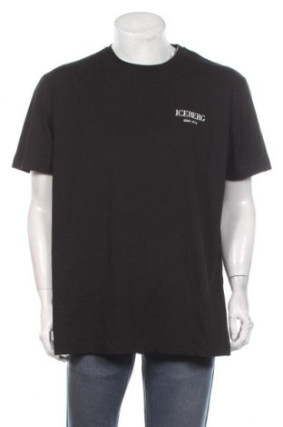 Мъжка тениска Iceberg, Размер 3XL, Цвят Черен, Памук, Цена 160,30 лв.