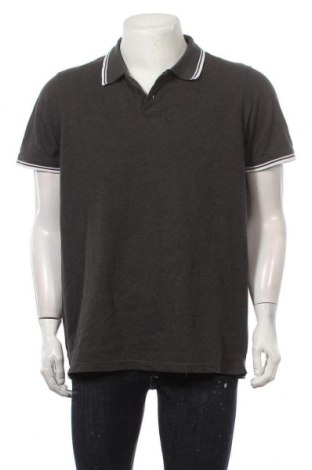 Ανδρικό t-shirt Identic, Μέγεθος XXL, Χρώμα Γκρί, 60% βαμβάκι, 40% πολυεστέρας, Τιμή 13,64 €