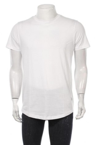 Herren T-Shirt Jack & Jones, Größe M, Farbe Weiß, Baumwolle, Preis 17,78 €