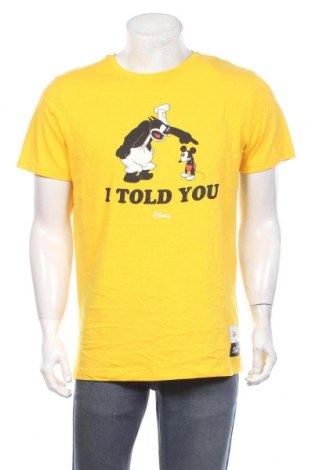 Herren T-Shirt Jack & Jones, Größe L, Farbe Gelb, Baumwolle, Preis 18,94 €