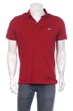Pánské tričko  Lacoste, Velikost L, Barva Červená, Bavlna, Cena  1 035,00 Kč