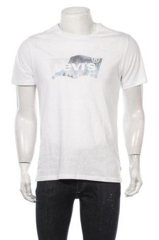 Herren T-Shirt Levi's, Größe M, Farbe Weiß, Baumwolle, Preis 28,46 €
