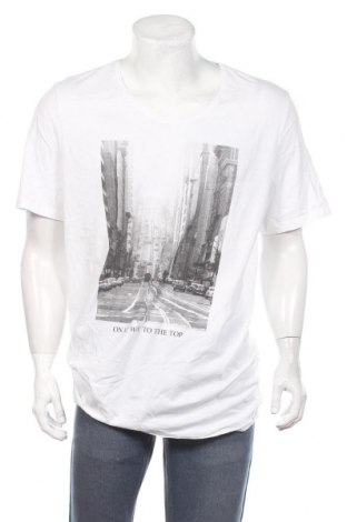 Herren T-Shirt Mario Conti, Größe XXL, Farbe Weiß, Baumwolle, Preis 7,30 €