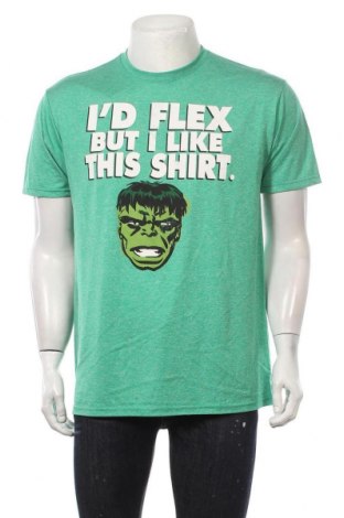 Ανδρικό t-shirt Marvel, Μέγεθος L, Χρώμα Πράσινο, Πολυεστέρας, Τιμή 14,29 €
