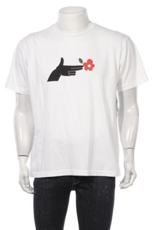 Herren T-Shirt Obey, Größe L, Farbe Weiß, Baumwolle, Preis 32,58 €