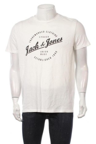 Męski T-shirt Originals By Jack & Jones, Rozmiar XL, Kolor Biały, Bawełna, Cena 102,35 zł