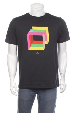 Мъжка тениска PS by Paul Smith, Размер M, Цвят Син, Памук, Цена 83,85 лв.