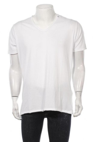 Мъжка тениска Replay, Размер XL, Цвят Бял, Памук, Цена 57,85 лв.
