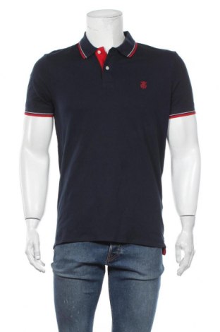 Męski T-shirt Selected Homme, Rozmiar L, Kolor Niebieski, 95% bawełna, 5% elastyna, Cena 115,15 zł